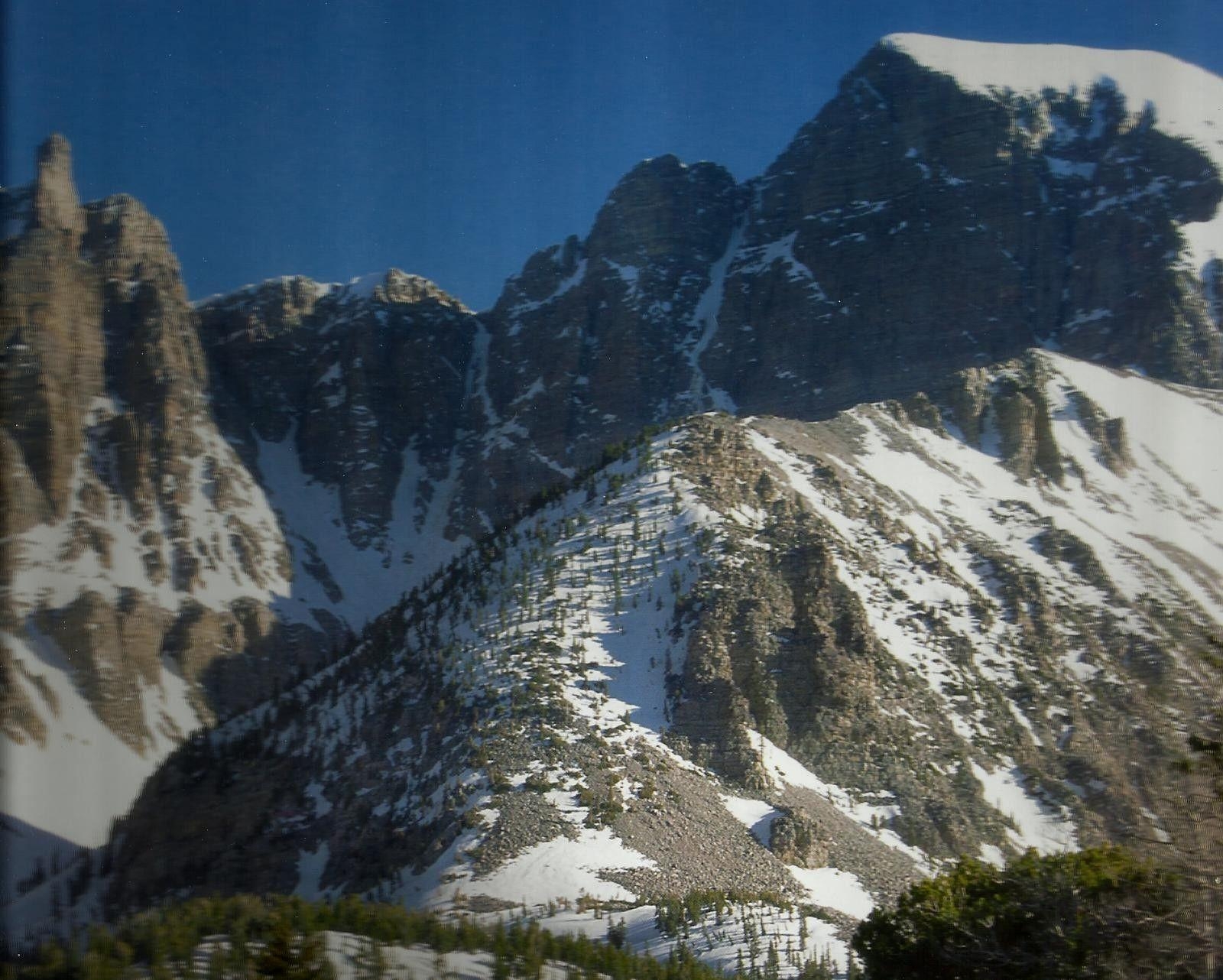 1600x1290 Forest: Great Basin National Park Nevada Snow Mountian Sky, Desktop