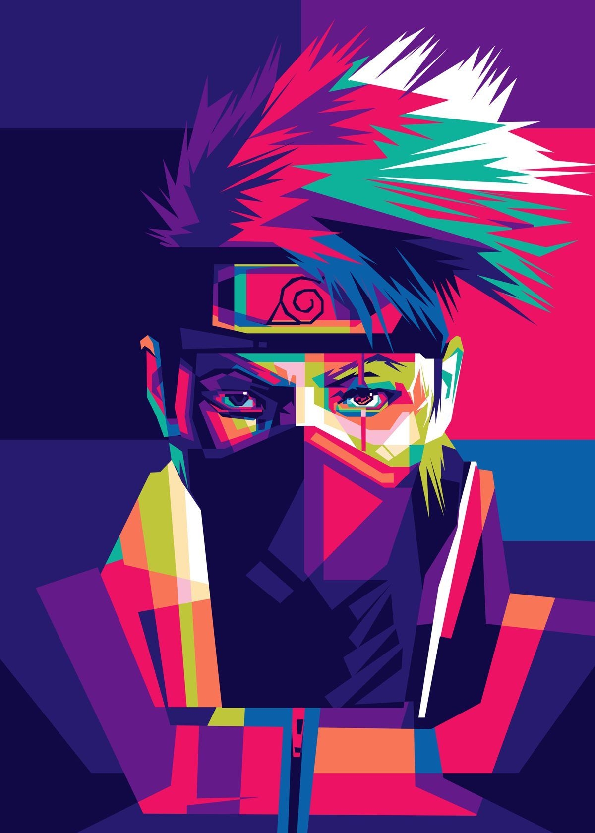 1200x1680 episodes later, Kakashi's face revealed in 'Naruto Shippuden'. Naruto painting, Best naruto wallpaper, Pop art posters, Phone