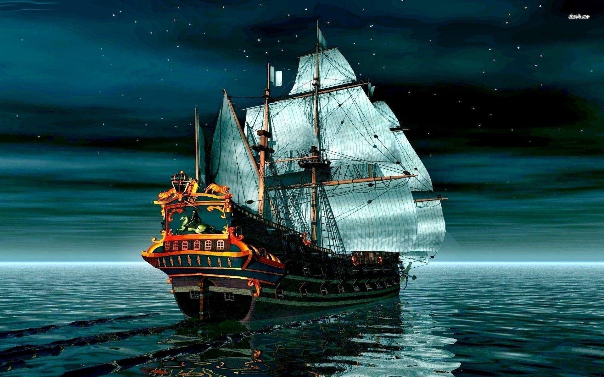 1920x1200 Pirate Ship Wallpaper For Computer, Desktop