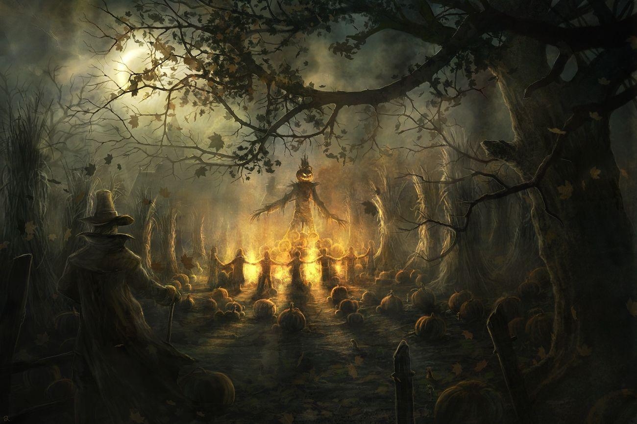 1300x870 Scarecrow Wallpaper 2866  px, Desktop