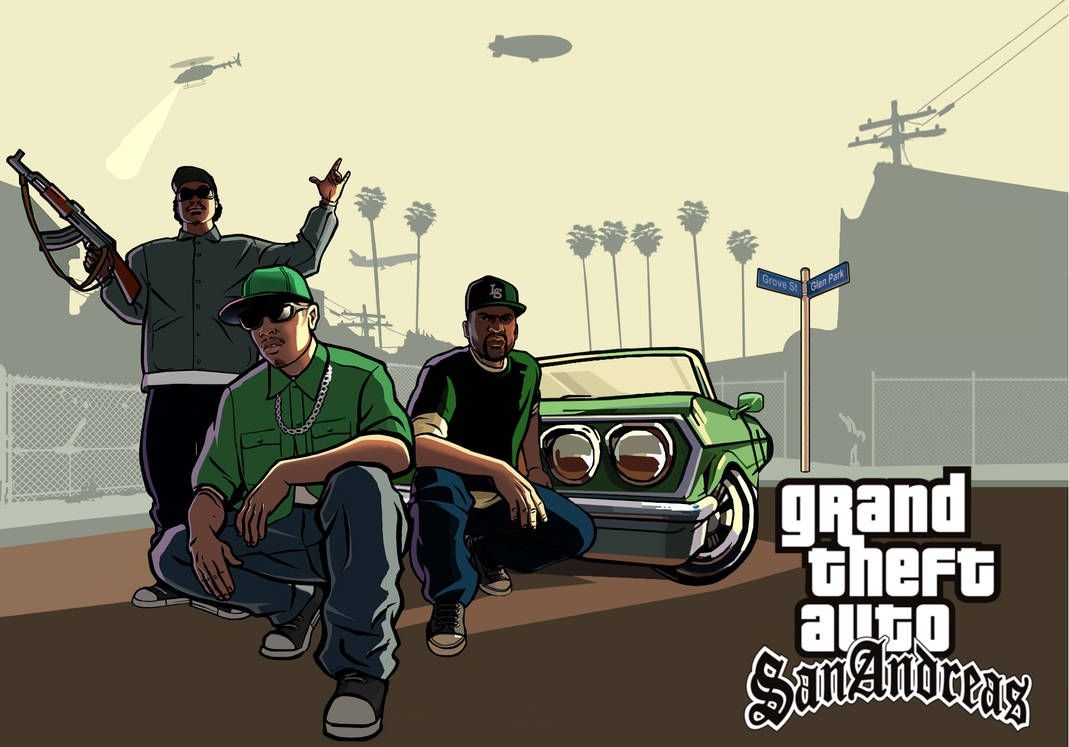 1070x750 Gta San Andreas: Ogs of Grove Street, Desktop