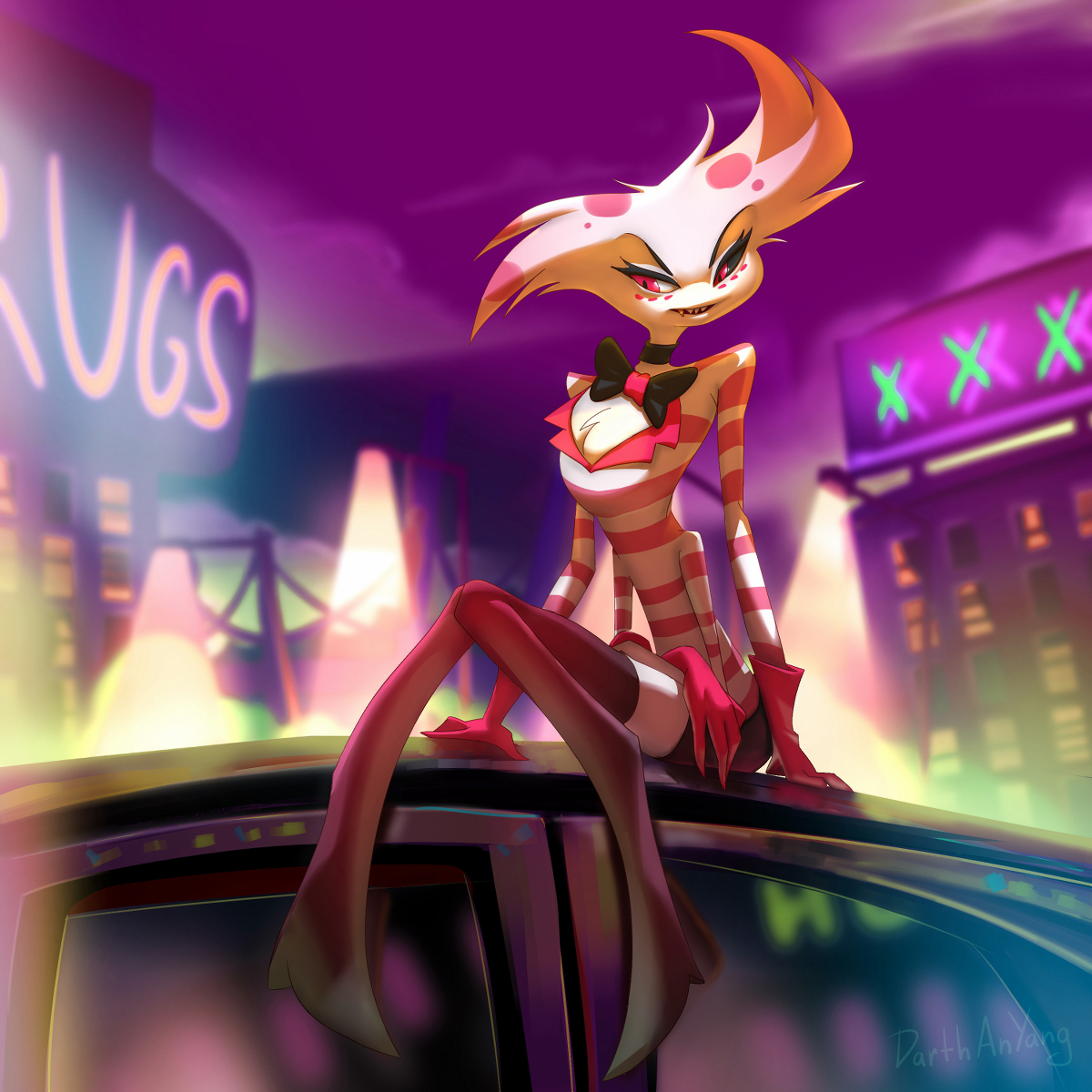 1200x1200 Angel Dust (Hazbin) Hotel Anime Image Board, Phone