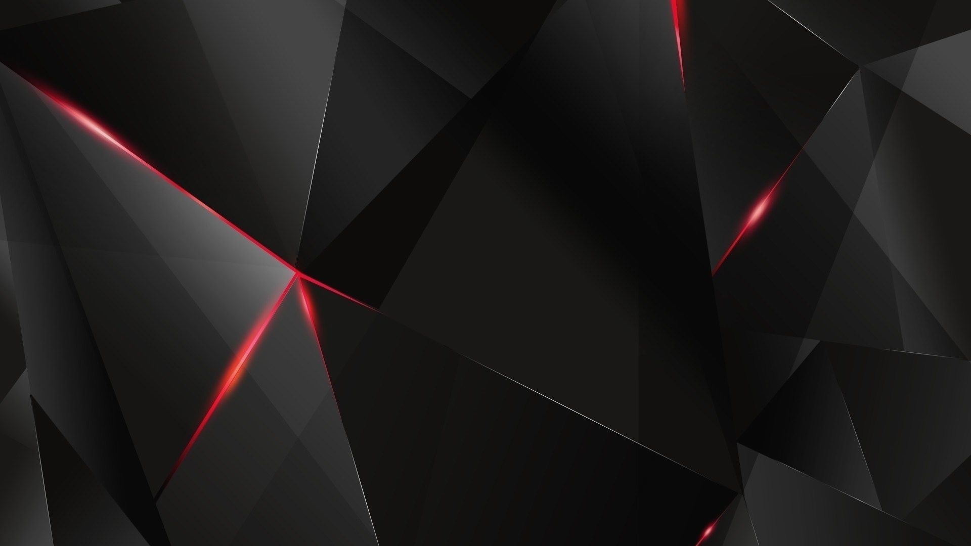 1920x1080 Black Wallpaper Wth Red 3D Effect Black And Red, Desktop