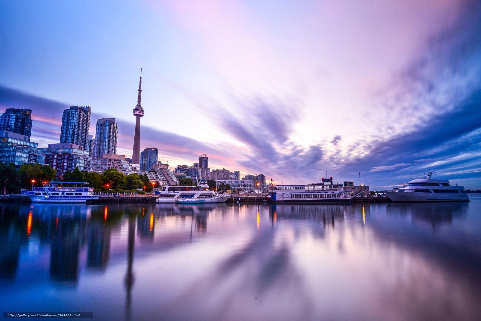 1600x1070 Download wallpaper Toronto, Canada, city free desktop wallpaper, Desktop