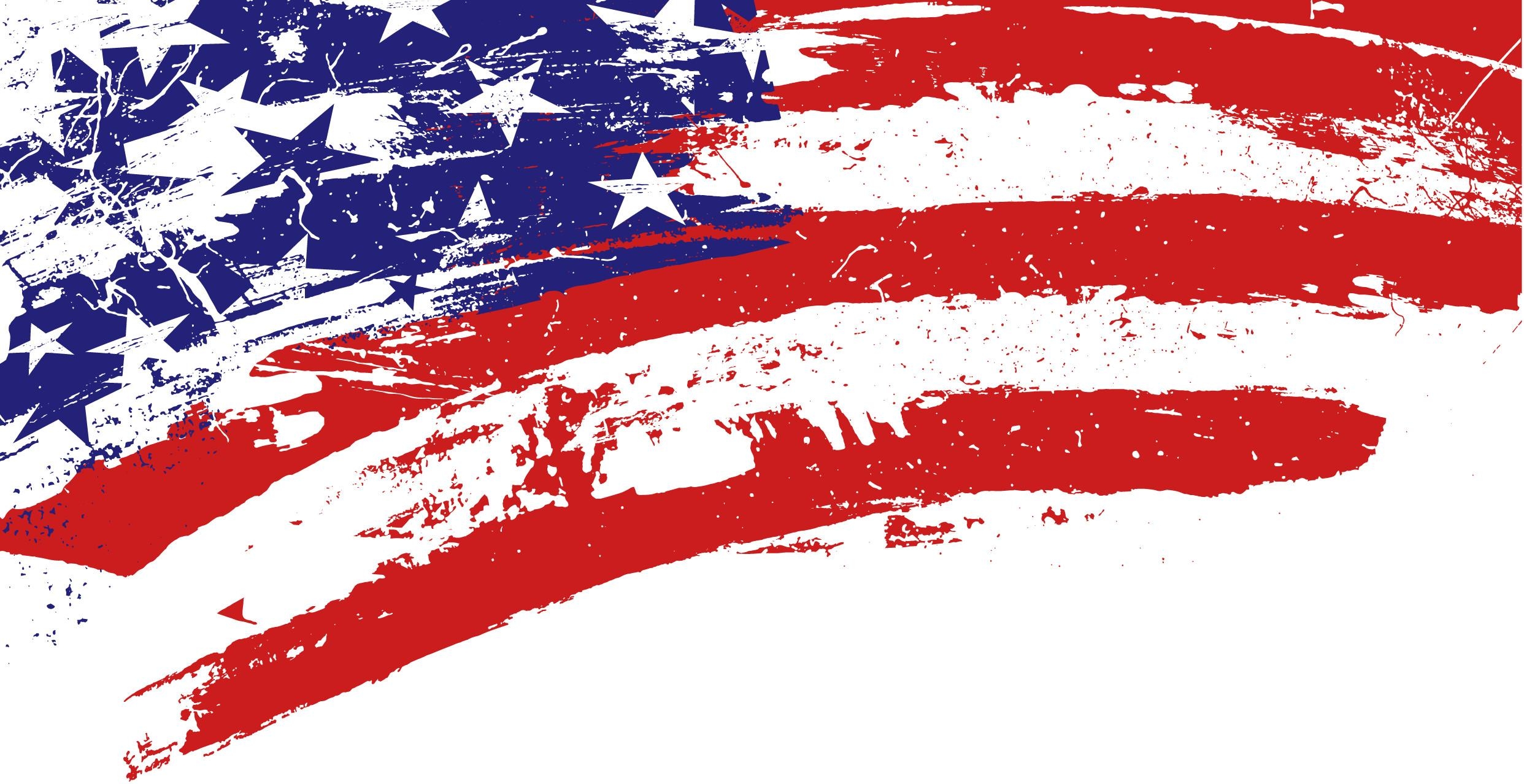 2490x1280 America Flag Wallpaper, Desktop