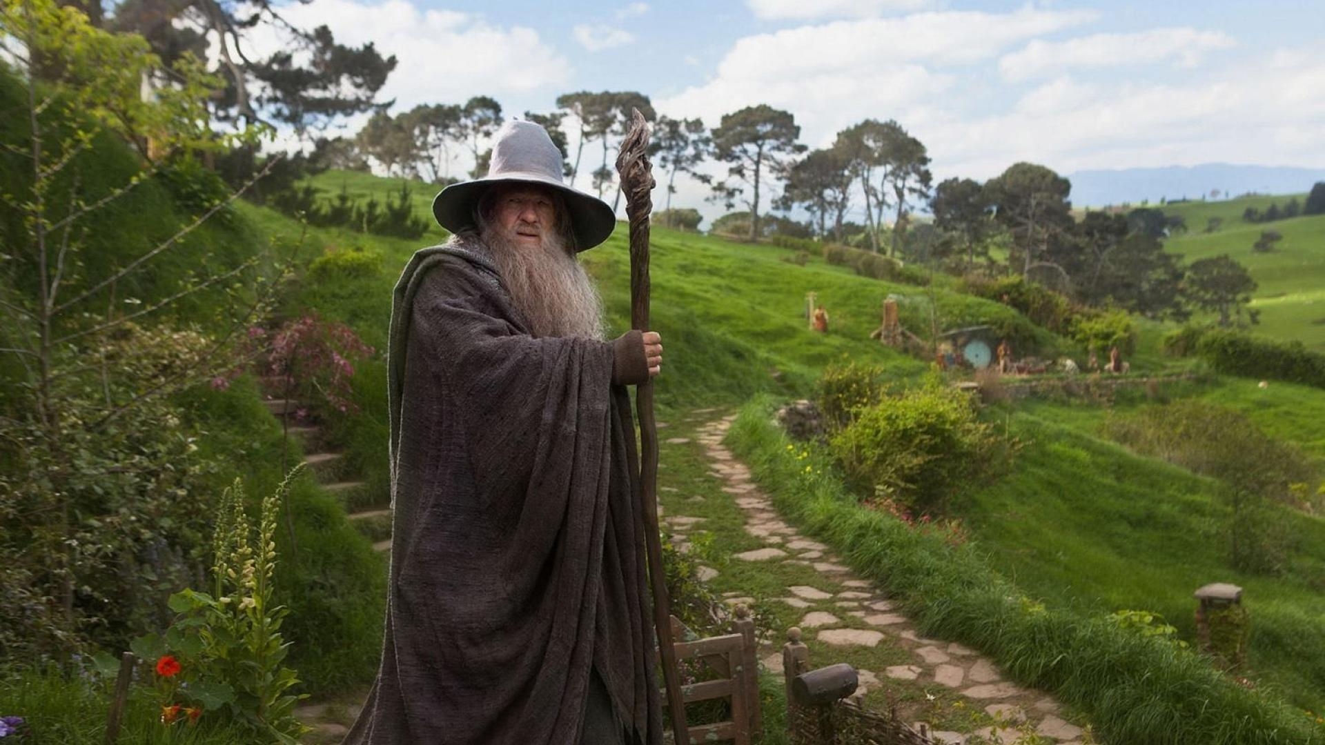 1920x1080 Wizards the hobbit ian mckellen staff shire wallpaper, Desktop