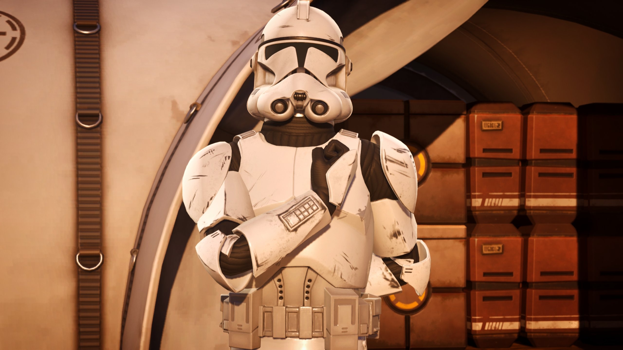 2560x1440 Clone Trooper Fortnite wallpaper, Desktop