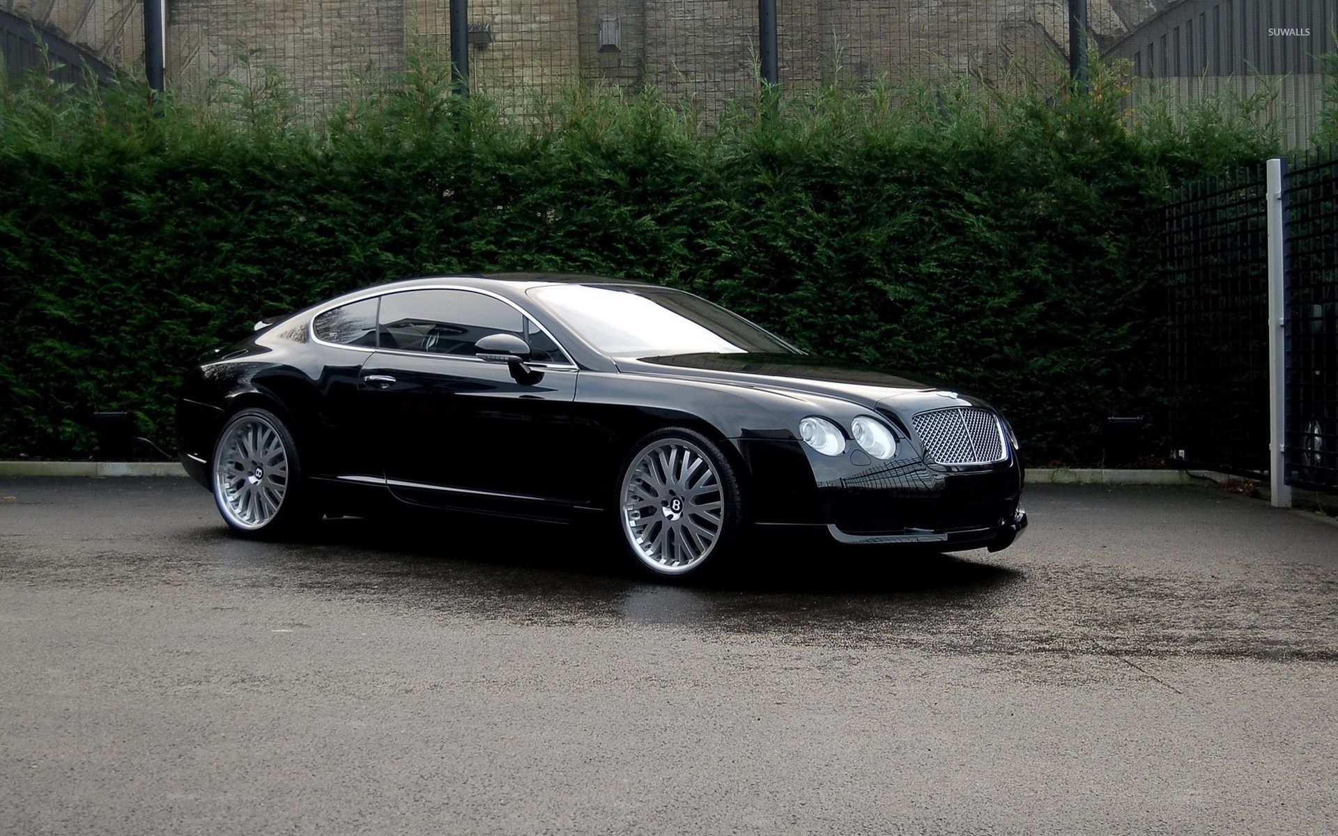 1920x1200 Side view of a black Bentley Continental GT wallpaper wallpaper, Desktop