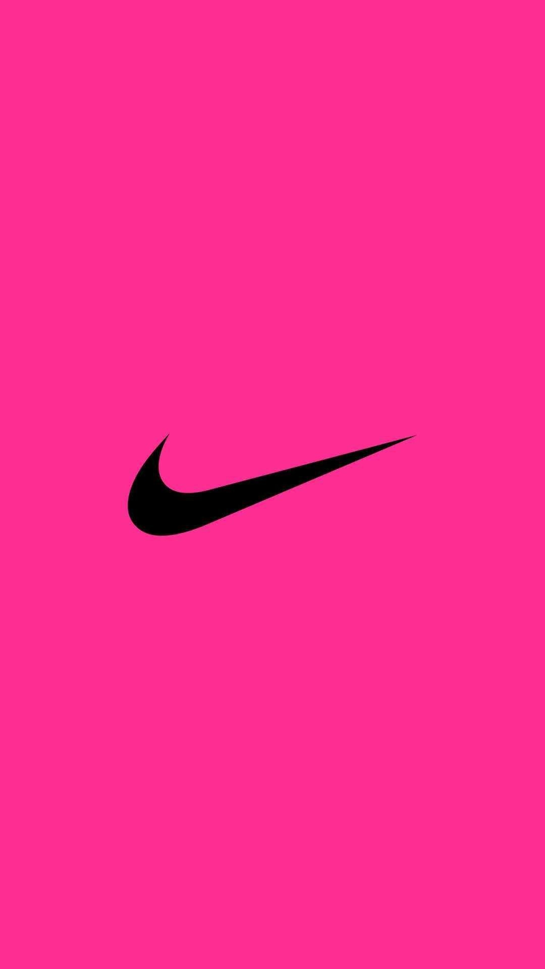 1080x1920 Pink Nike Logo Wallpaper, Phone