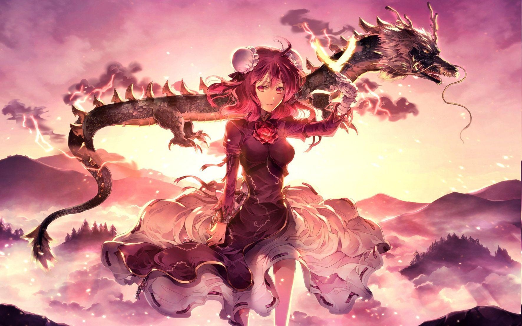 1780x1110 Anime Dragon Wallpaper Free Anime Dragon Background, Desktop