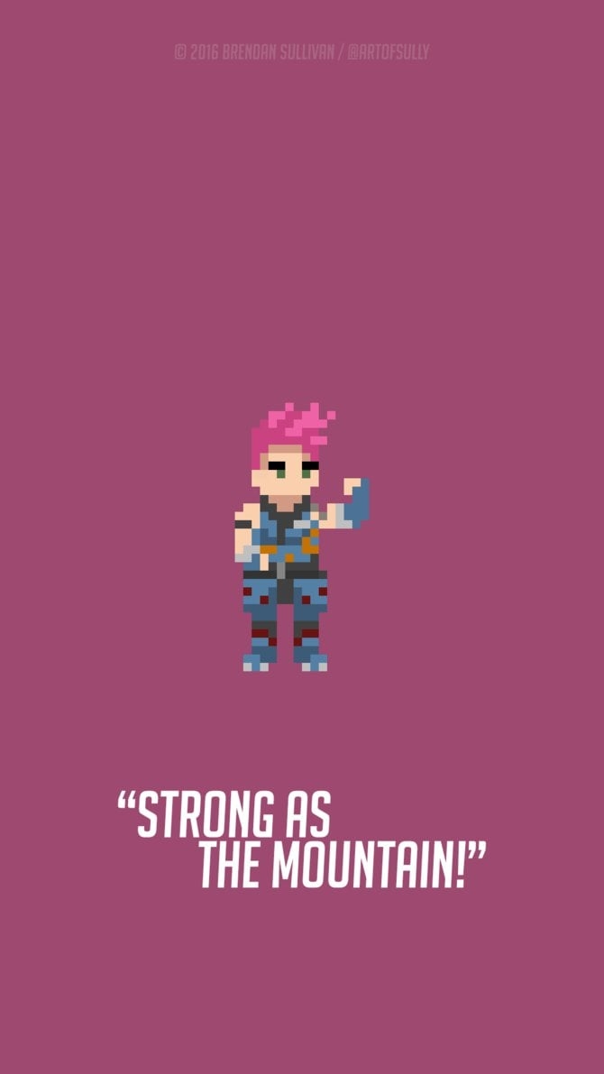 670x1200 Overwatch Pixel Art Phone background, Phone