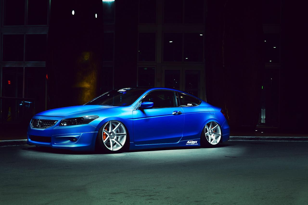 1280x860 Wallpaper Honda Accord Blue Side automobile, Desktop