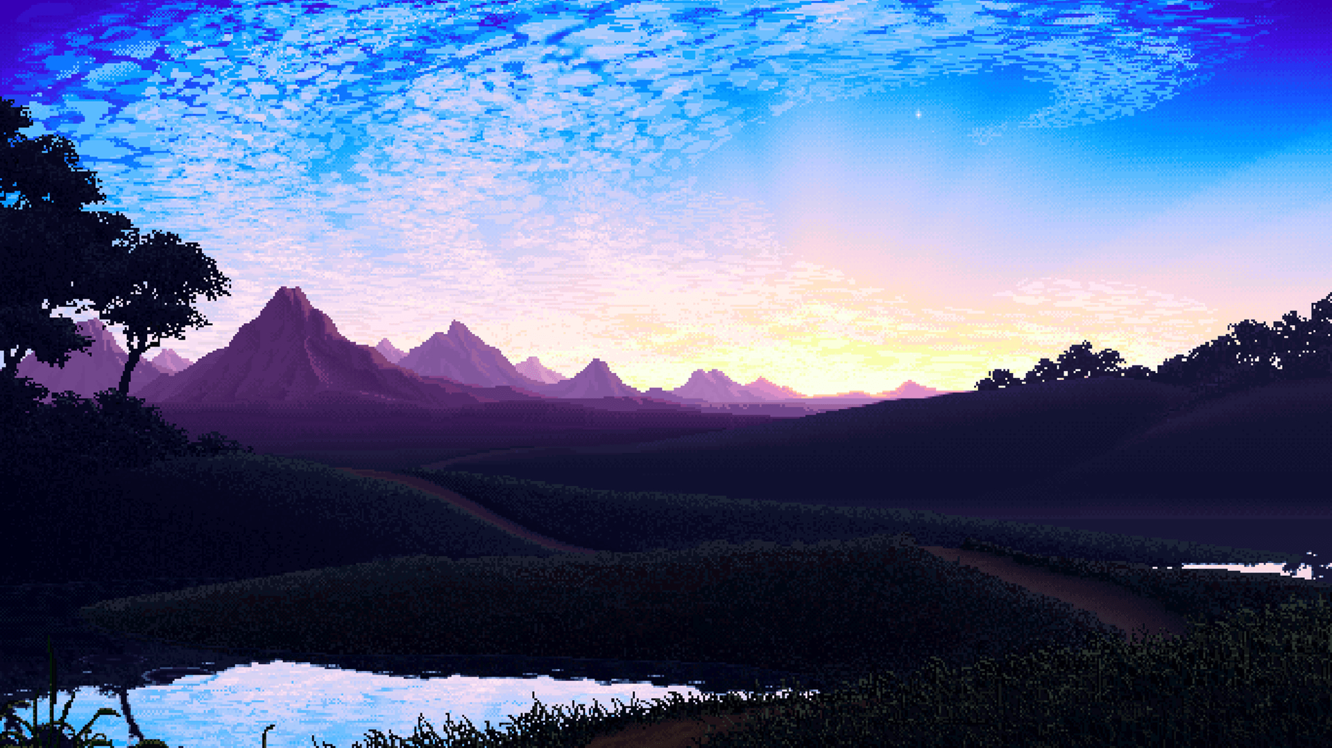 1920x1080 Pixel Art HD Wallpaper, Desktop