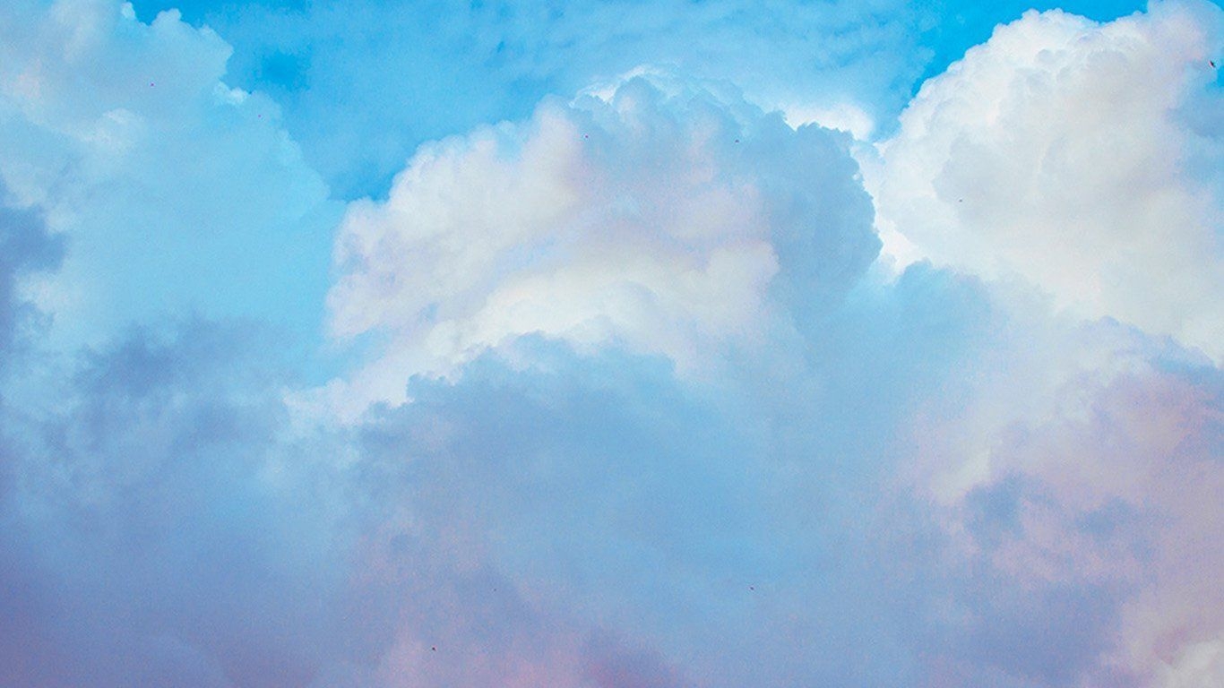 1370x770 Sky Cloud Blue Metamorphosis Art, Desktop