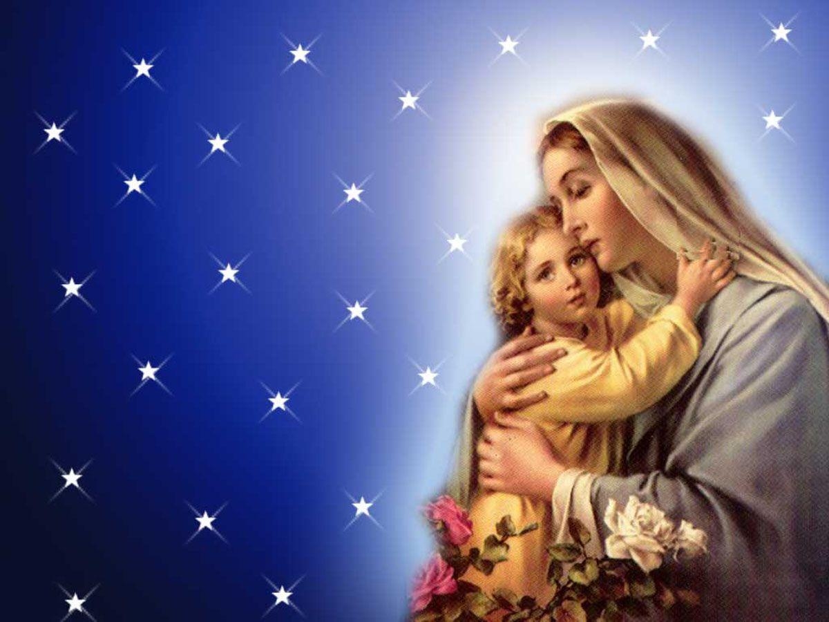 1200x900 Baby Jesus With Mother, Desktop