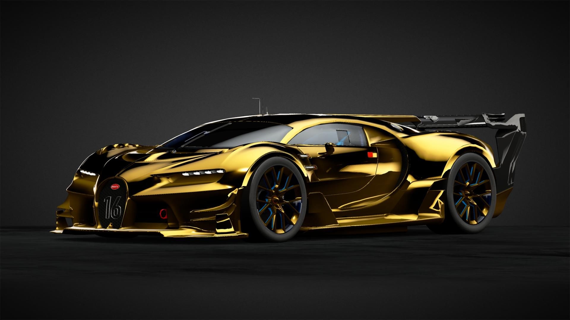 1920x1080 Golden Bugatti Wallpaper Free Golden Bugatti Background, Desktop