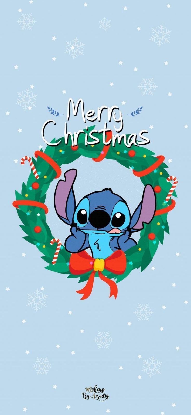 740x1600 Fond d'écran Disney Stitch Christmas. Wallpaper. MakeupByAzadig. Fond d'écran de téléphone disney, Fond d'ecran dessin, Disney, Phone