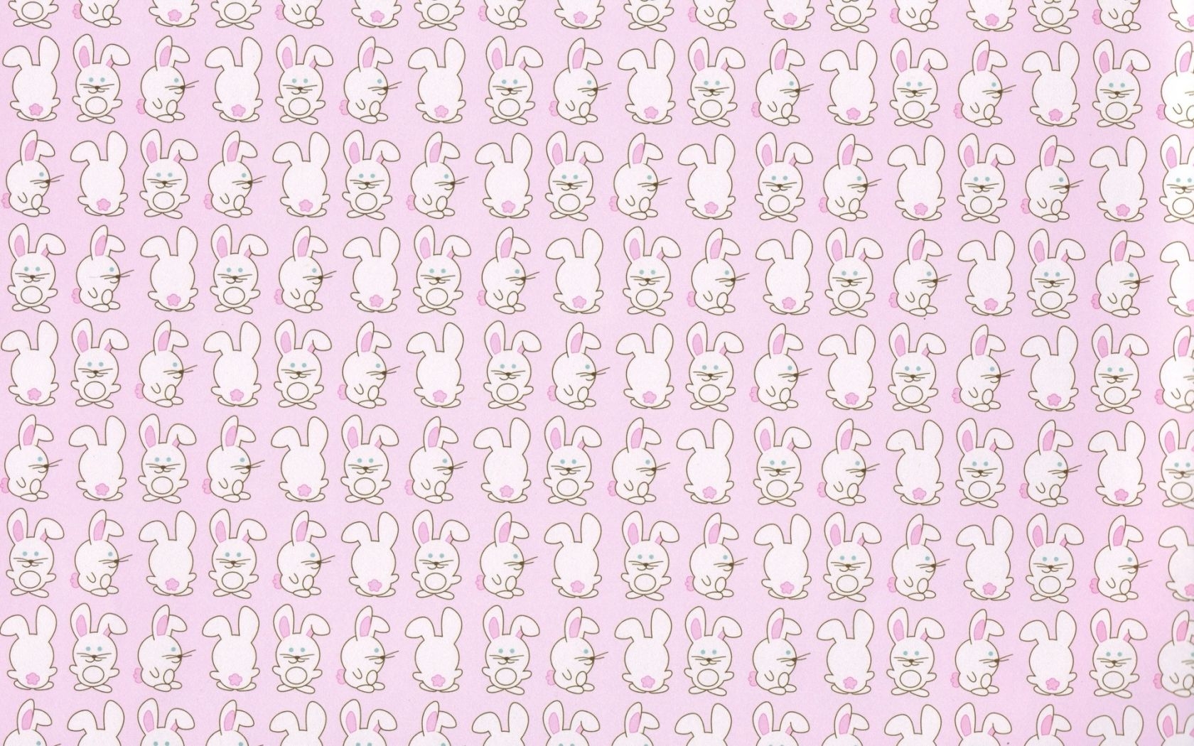 1680x1050 Free download Bunny Pattern rabbit cute children wallpaper, Desktop