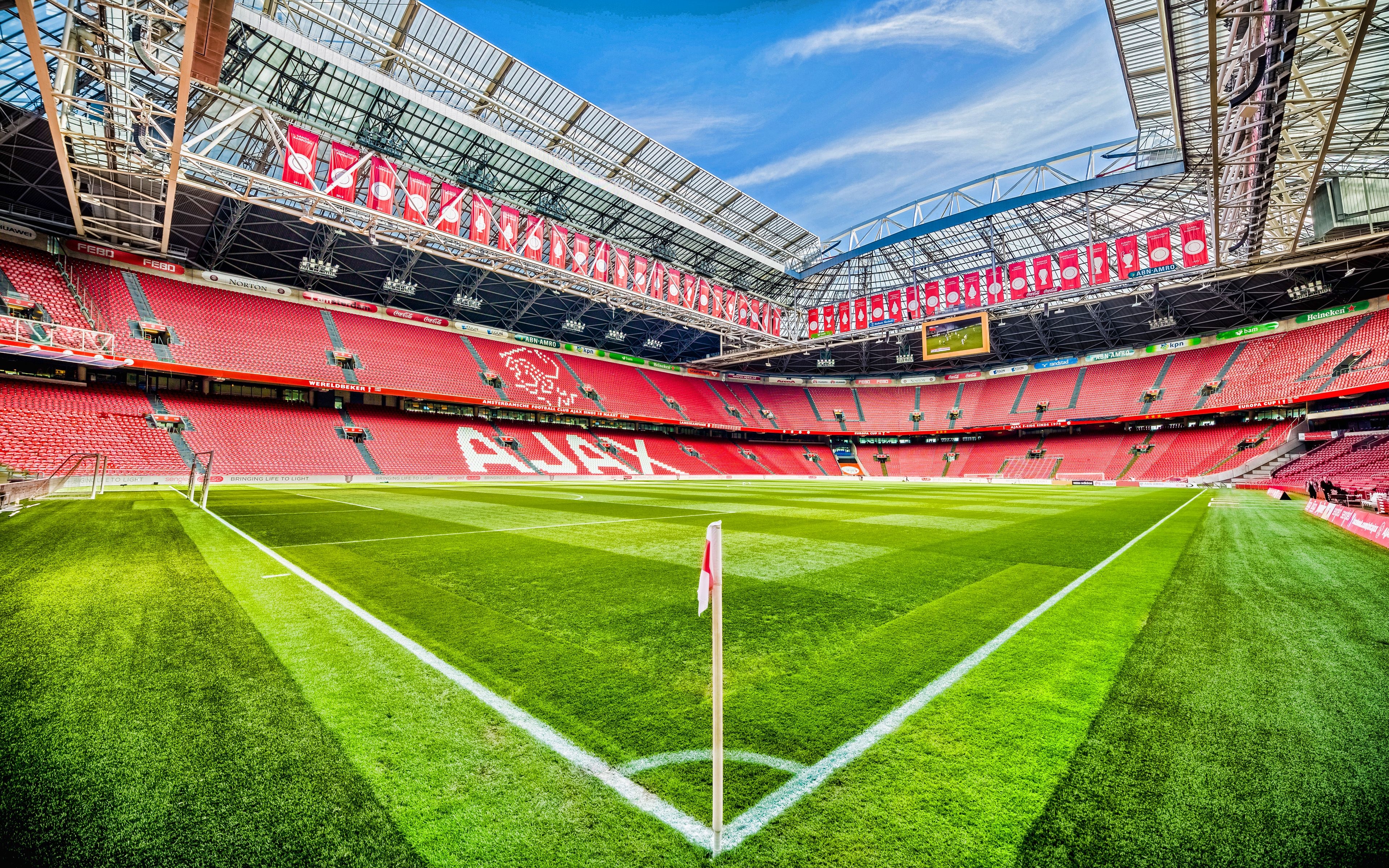 3840x2400 4k, Amsterdam Arena, Hdr, Corner Flag, Johan Cruijff Nations League Semi Final Netherland England, Desktop