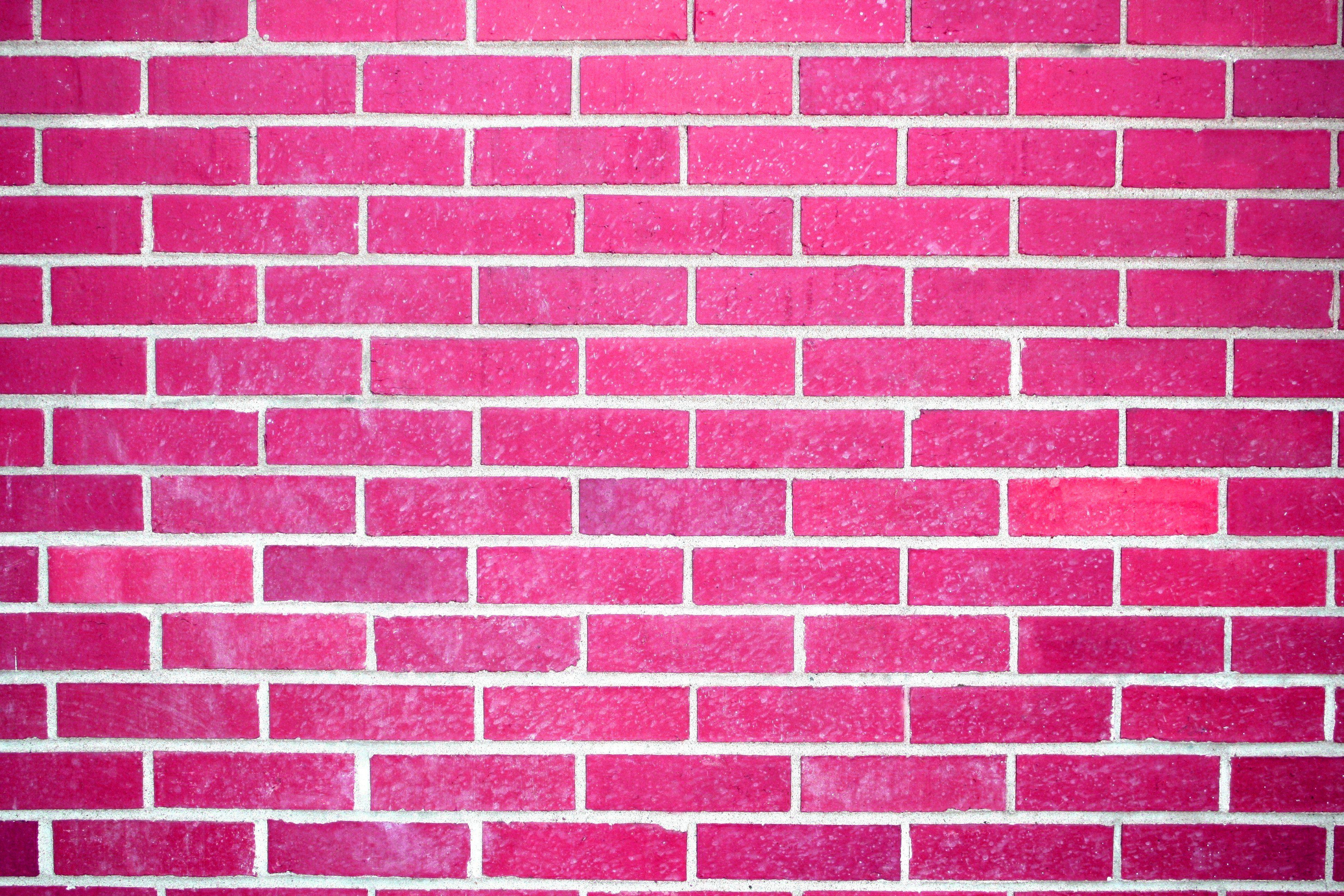 3890x2600 Hot Pink Brick Wall Texture Picture. Free Photograph. Photo, Desktop