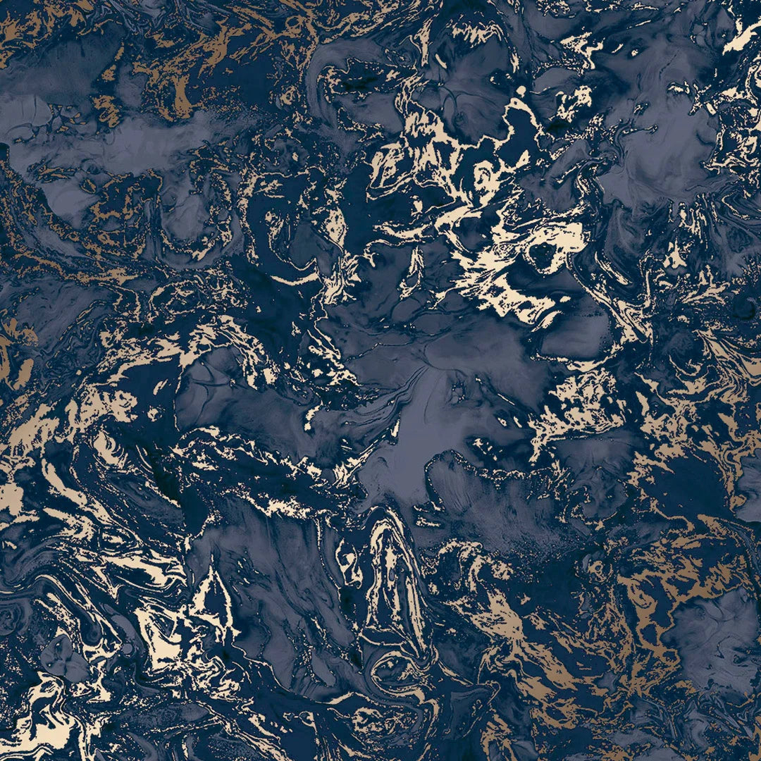 1080x1080 Liquid Marble Wallpaper in Blue, Phone