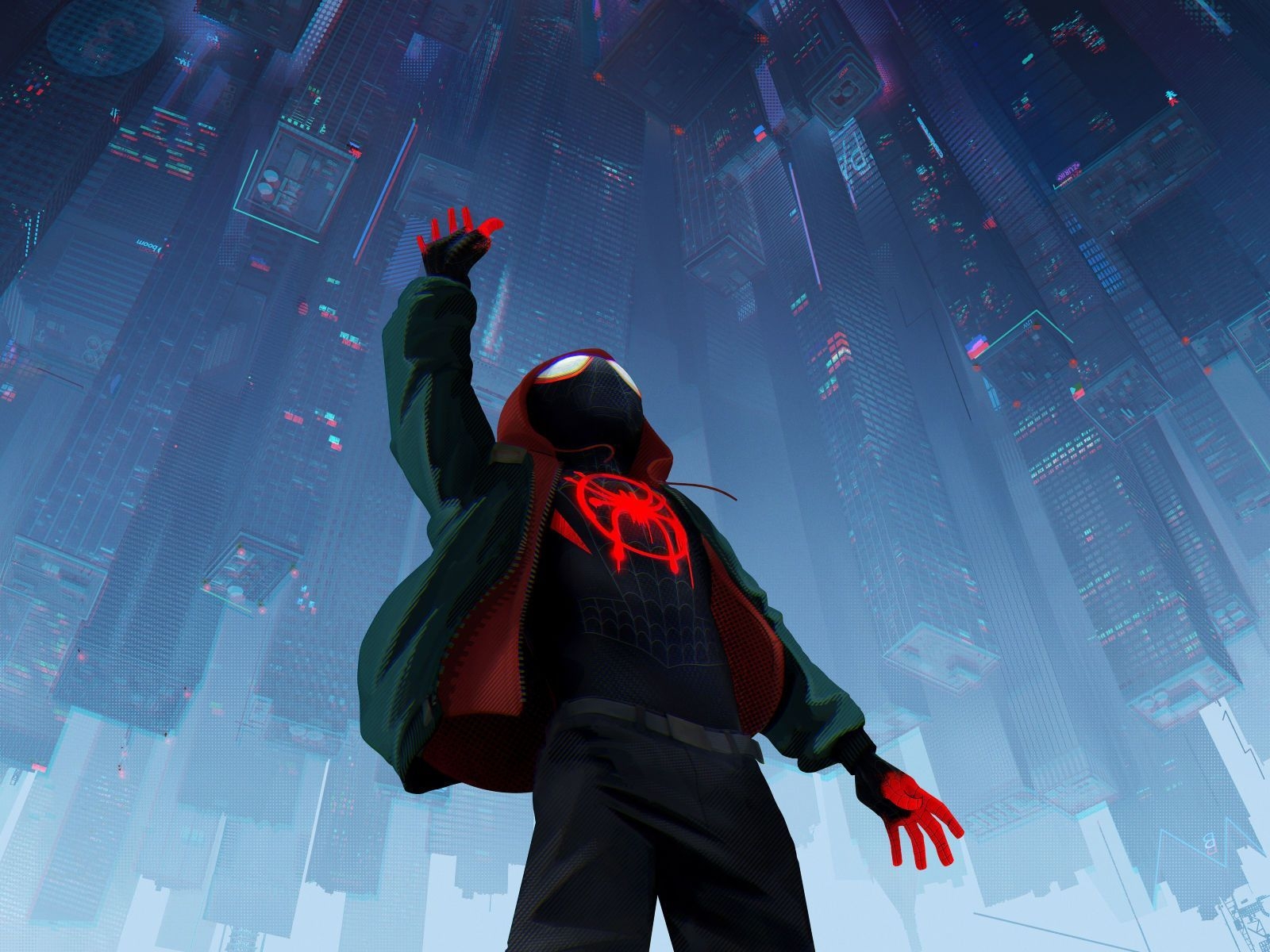 1600x1200 Spiderman Into The Spiderverse 2018 Official Poster, HD 8K, Desktop