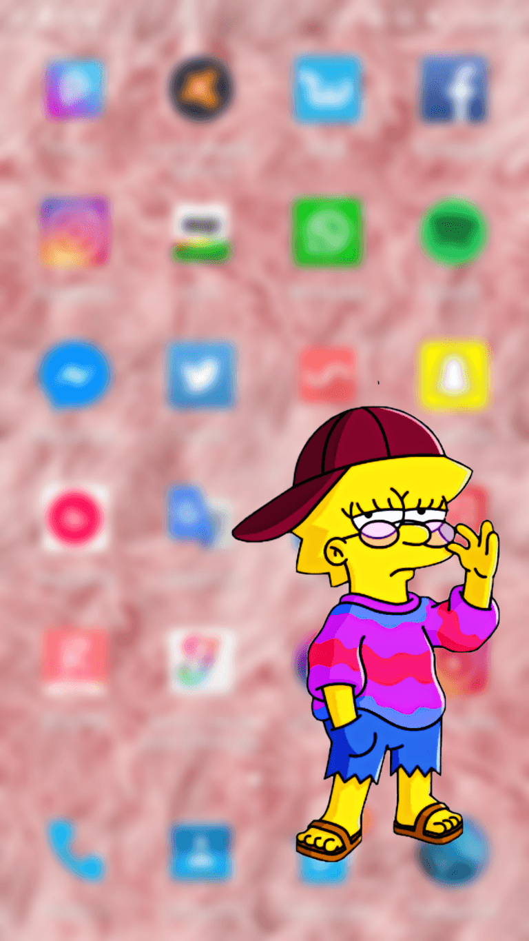 770x1370 freetoedit wallpaper lisa simpson, Phone