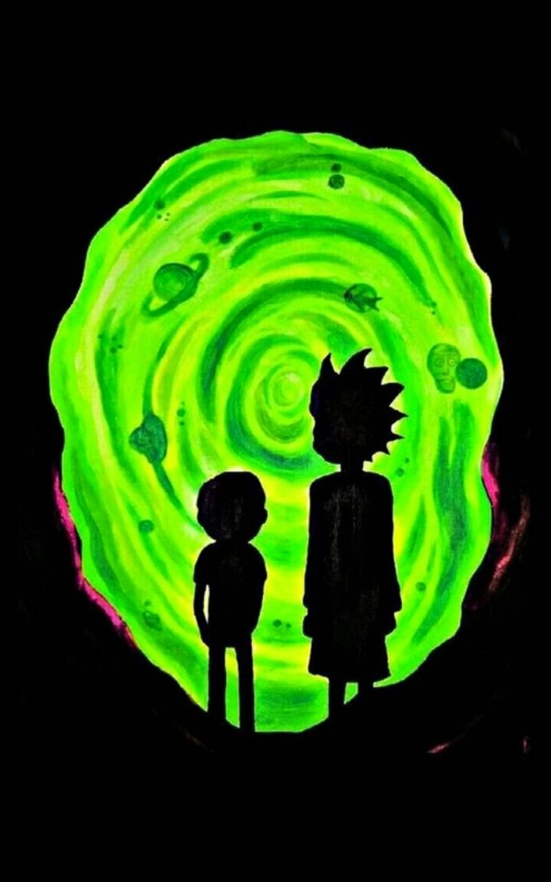 800x1280 Rick and Morty wallpaper, Phone