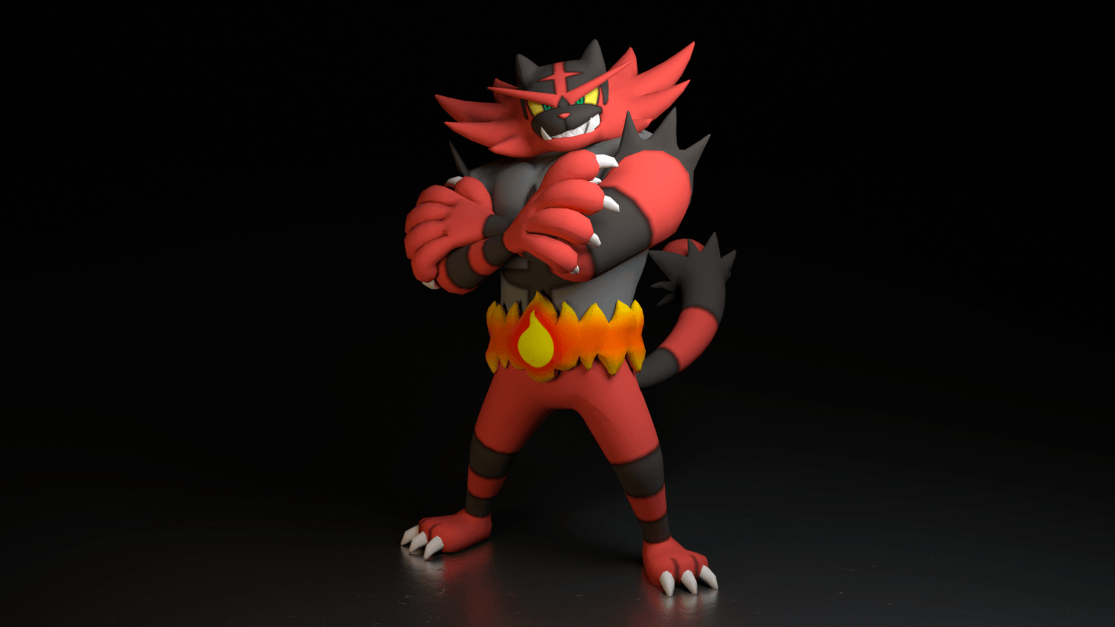 1600x900 727. Incineroar, Desktop