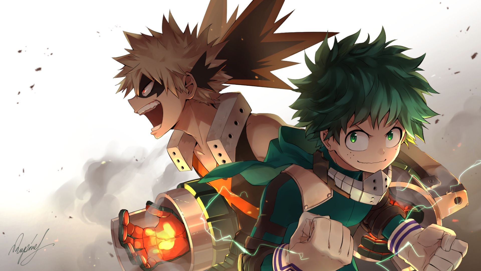 1920x1080 Izuku Midoriya and Katsuki Bakugou Art Desktop Laptop HD Wallpaper, HD Anime 4K Wallpaper, Image, Photo and Background, Desktop