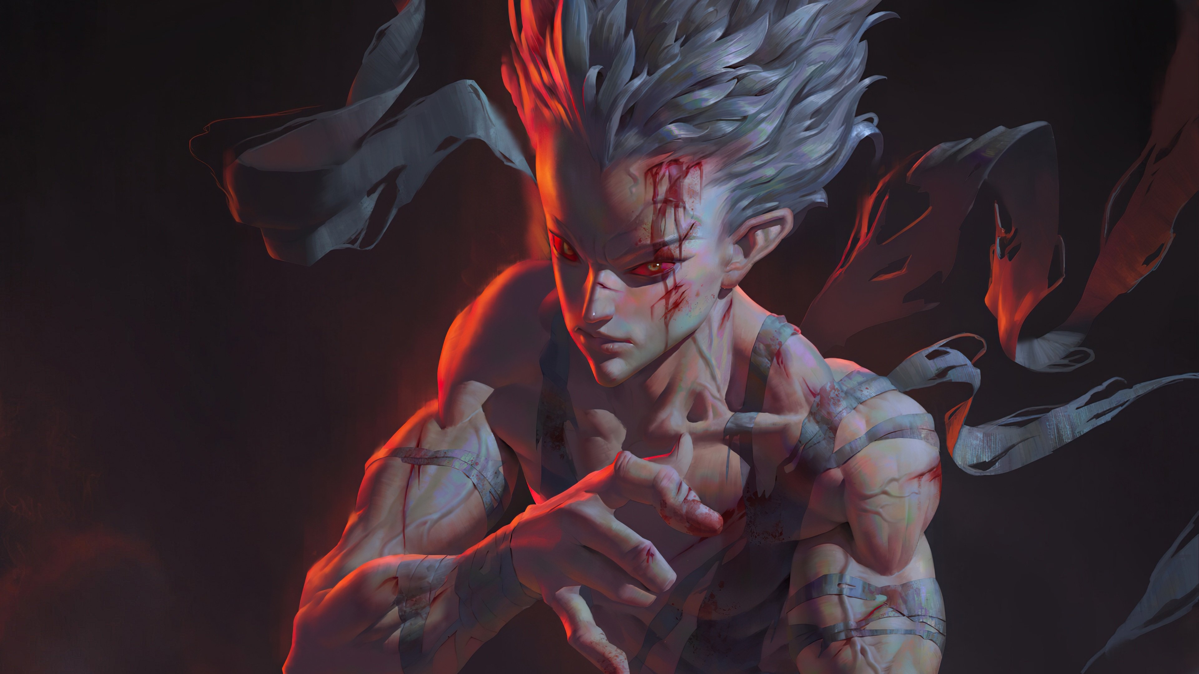 3840x2160 Garou (One Punch Man) HD Wallpaper And Background, Desktop