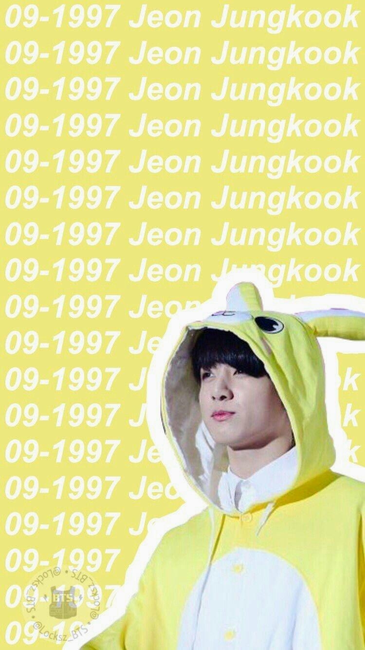 750x1340 Jungkook Wallpaper Aesthetic Wallpaper Yellow, HD, Phone