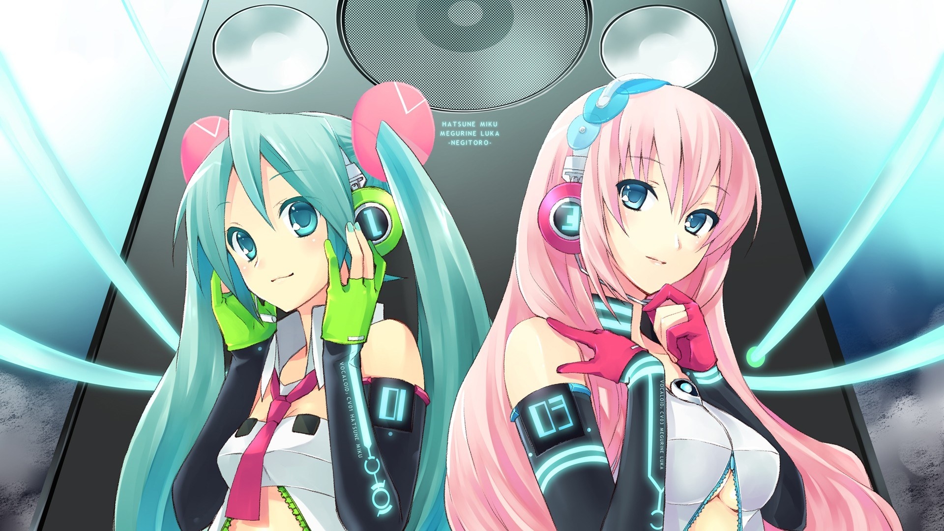 1920x1080 Hatsune Miku Megurine Luka, Desktop