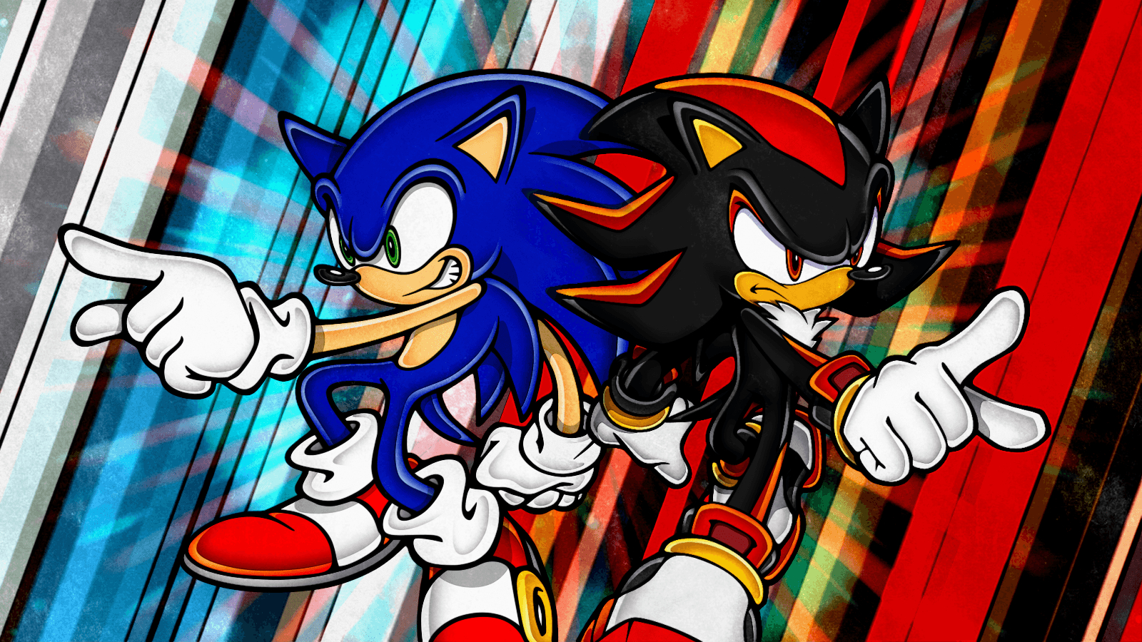 1600x900 Sonic And Shadow[1] By Light Rock, Desktop