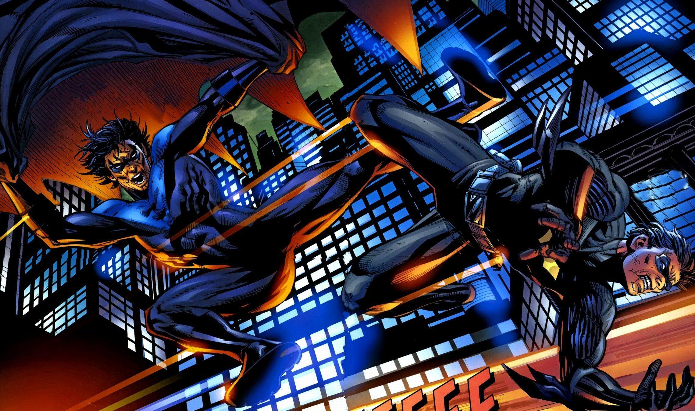 2280x1350 BatmanYTB Profiles Grayson, Nightwing, Desktop