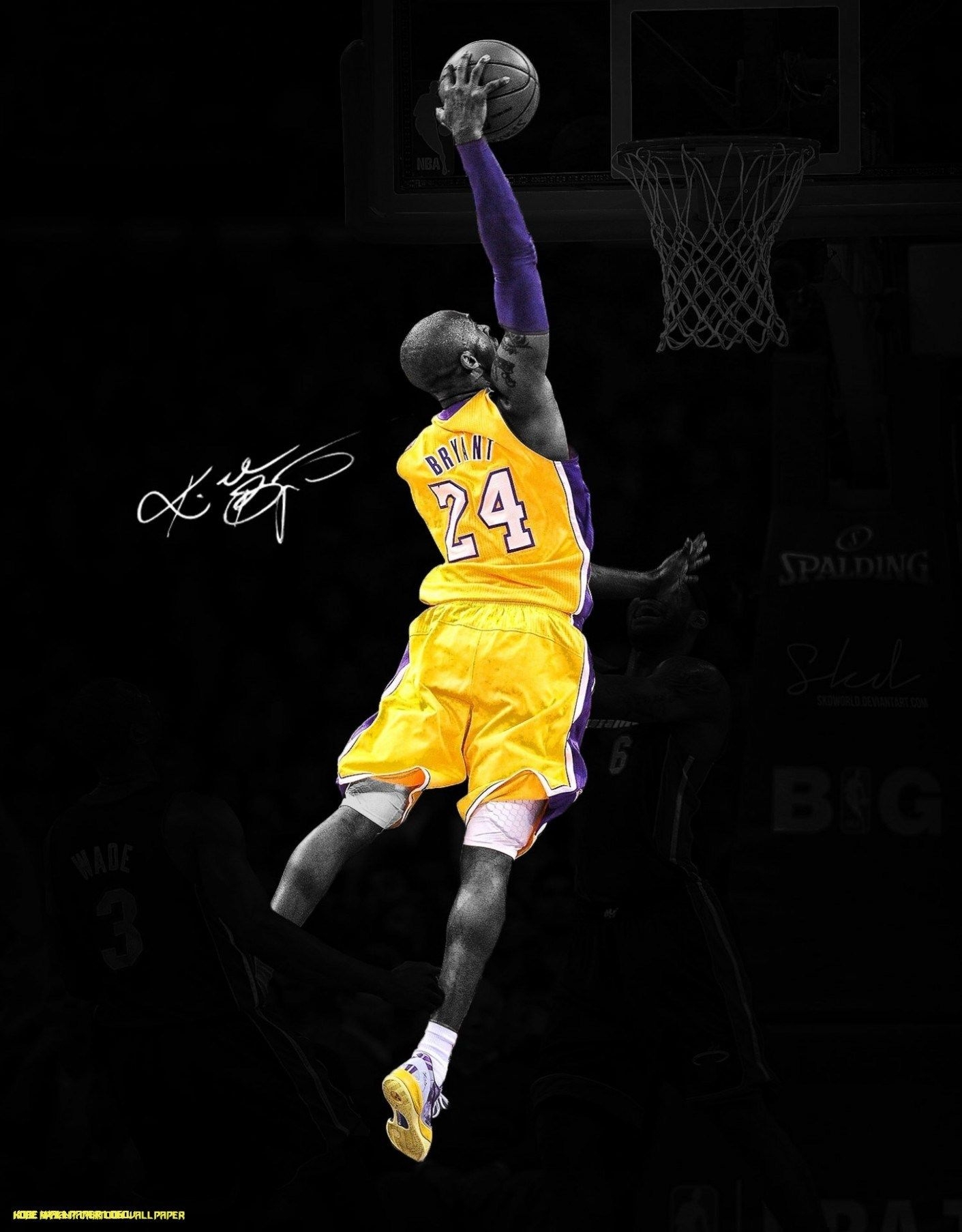 1420x1810 Kobe Bryant Logo Wallpaper, Phone