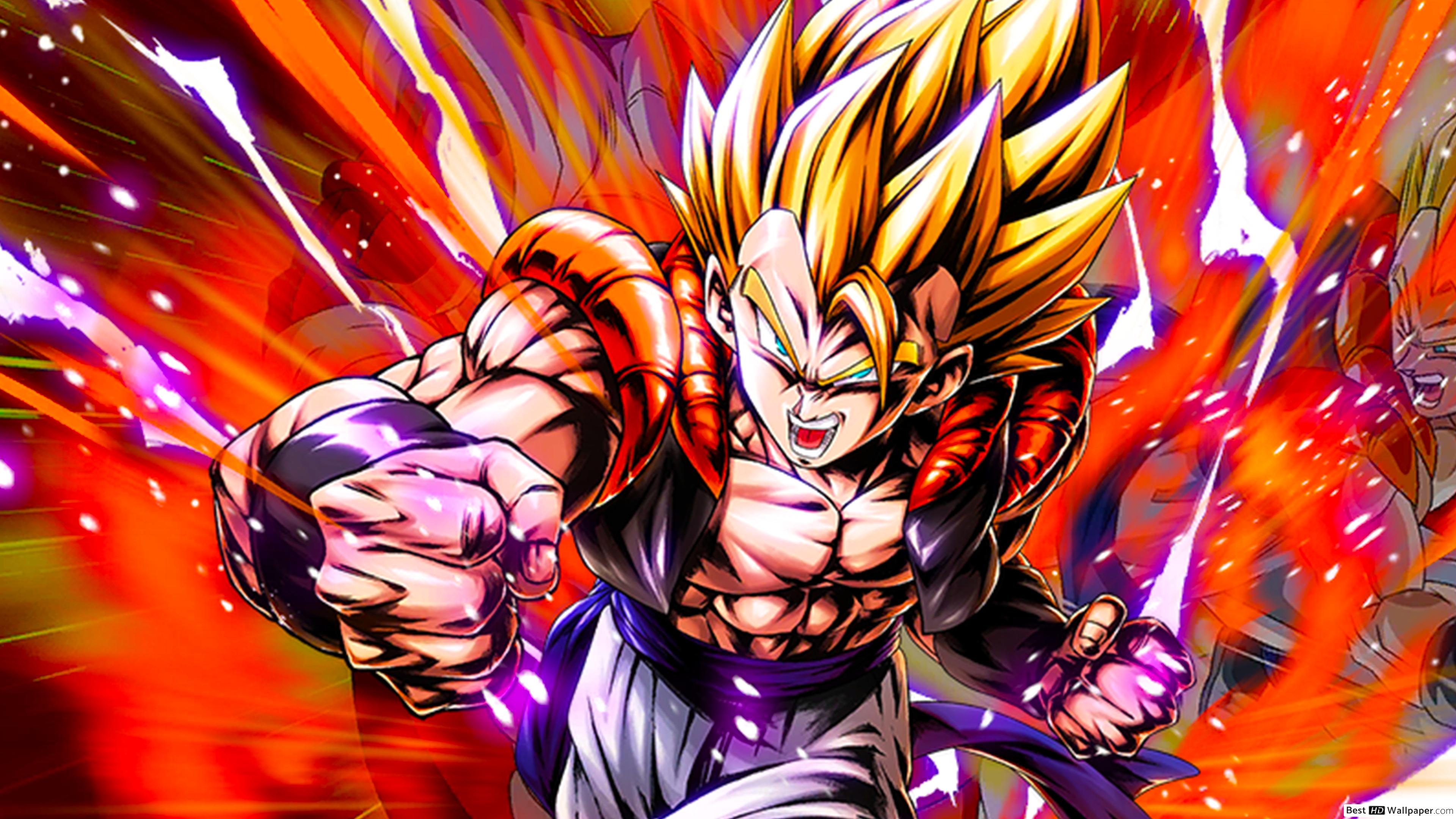 3840x2160 Super Gogeta from Dragon Ball Z [Dragon Ball Legends Arts] for Desktop HD wallpaper download, Desktop