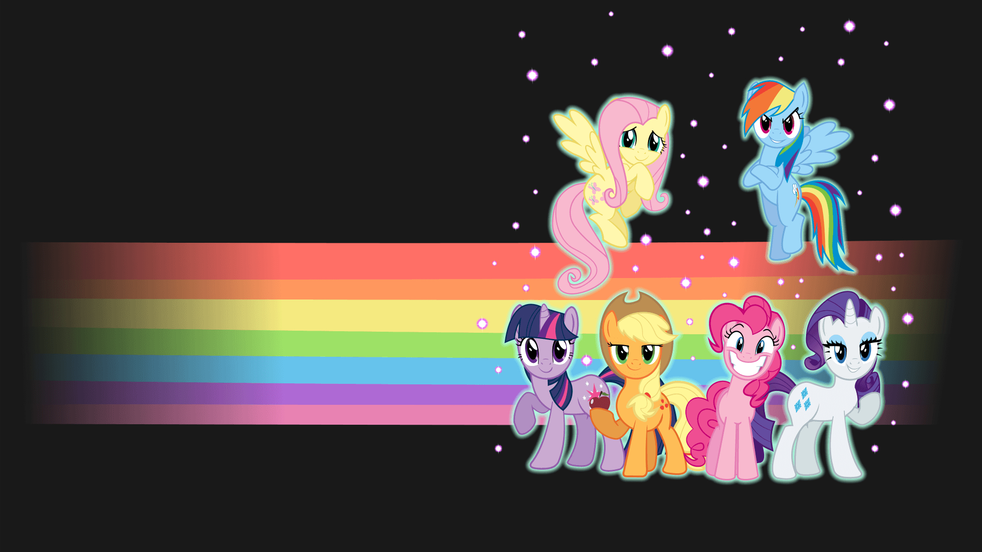 1920x1080 My Little Pony FIM Six Mane Wallpaper, Desktop