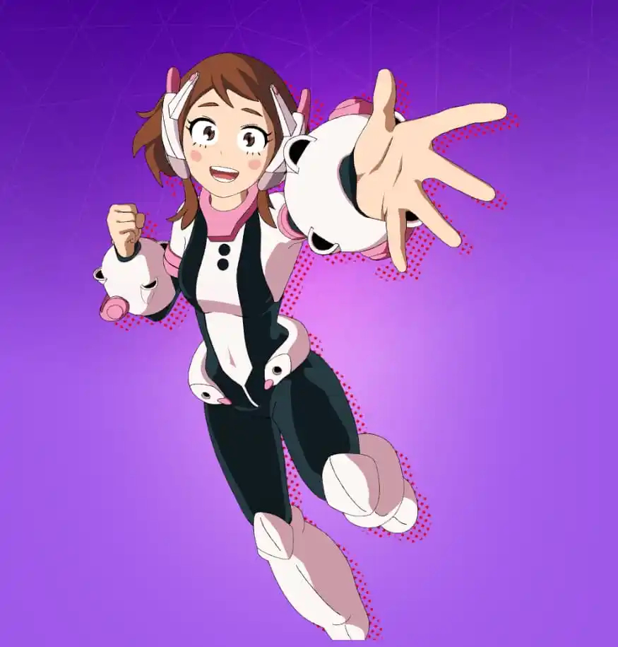 880x920 Ochaco Uraraka Fortnite wallpaper, Phone