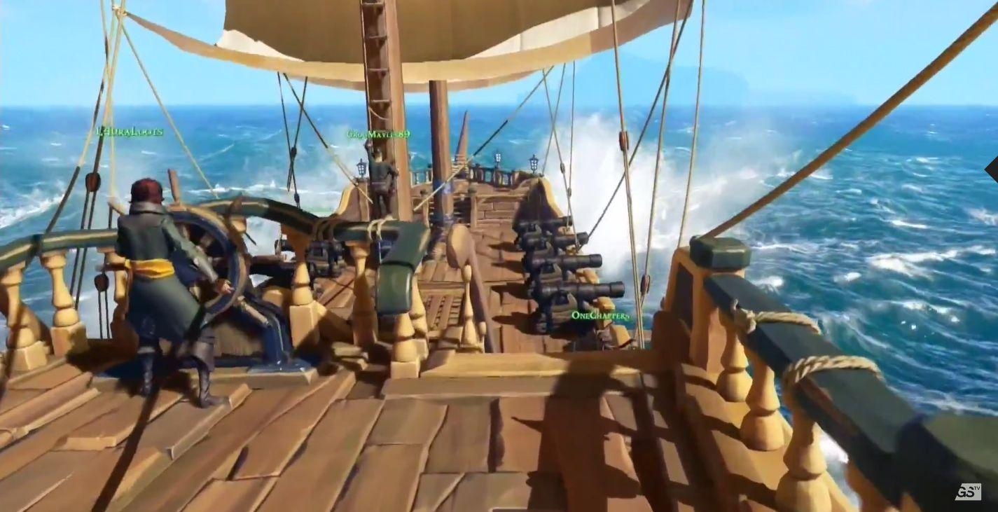 1430x740 Sea Of Thieves Ship (1425×731). Pirate_environment, Desktop