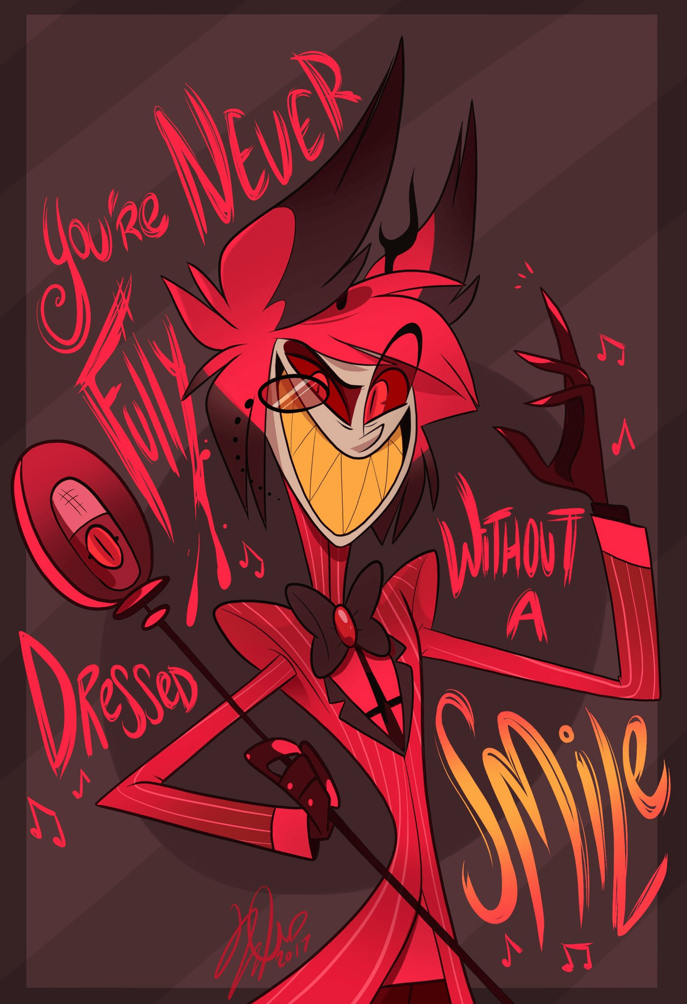 1410x2050 Vivziepop Alastor Hazbin Hotel. vivziepop. Character art, Drawings, Phone