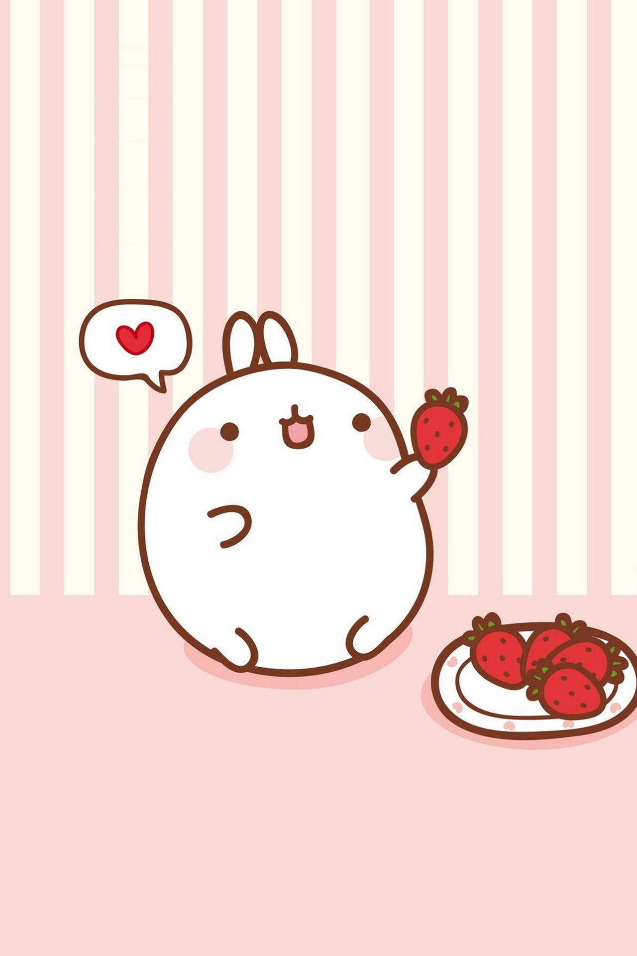 1280x1920 Kawaii Bunny iPhone Wallpaper Free Kawaii Bunny iPhone Background, Phone