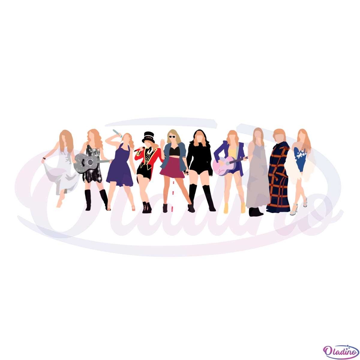 1200x1200 Taylor Swift Eras Tour SVG Files for Cricut Sublimation Files, Phone