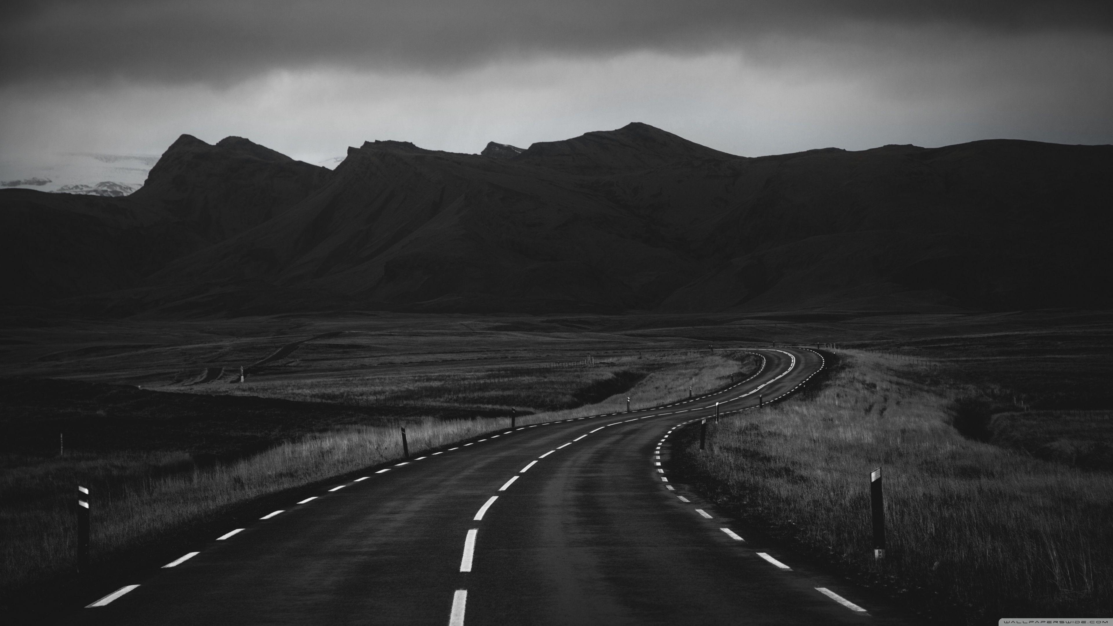 3840x2160 Road In Black And White ❤ 4K HD Desktop Wallpaper for 4K Ultra HD, Desktop