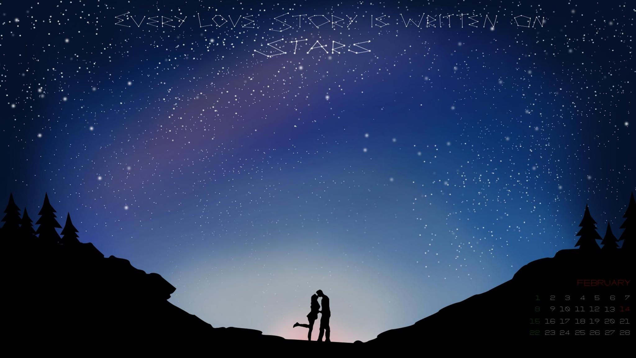 2050x1160 Love Story February 2015 Wallpaper, Desktop