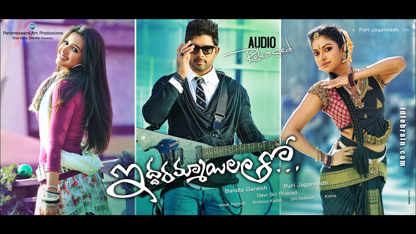 1370x770 Iddarammayilatho wallpaper cinema posters -Allu Arjun, Desktop