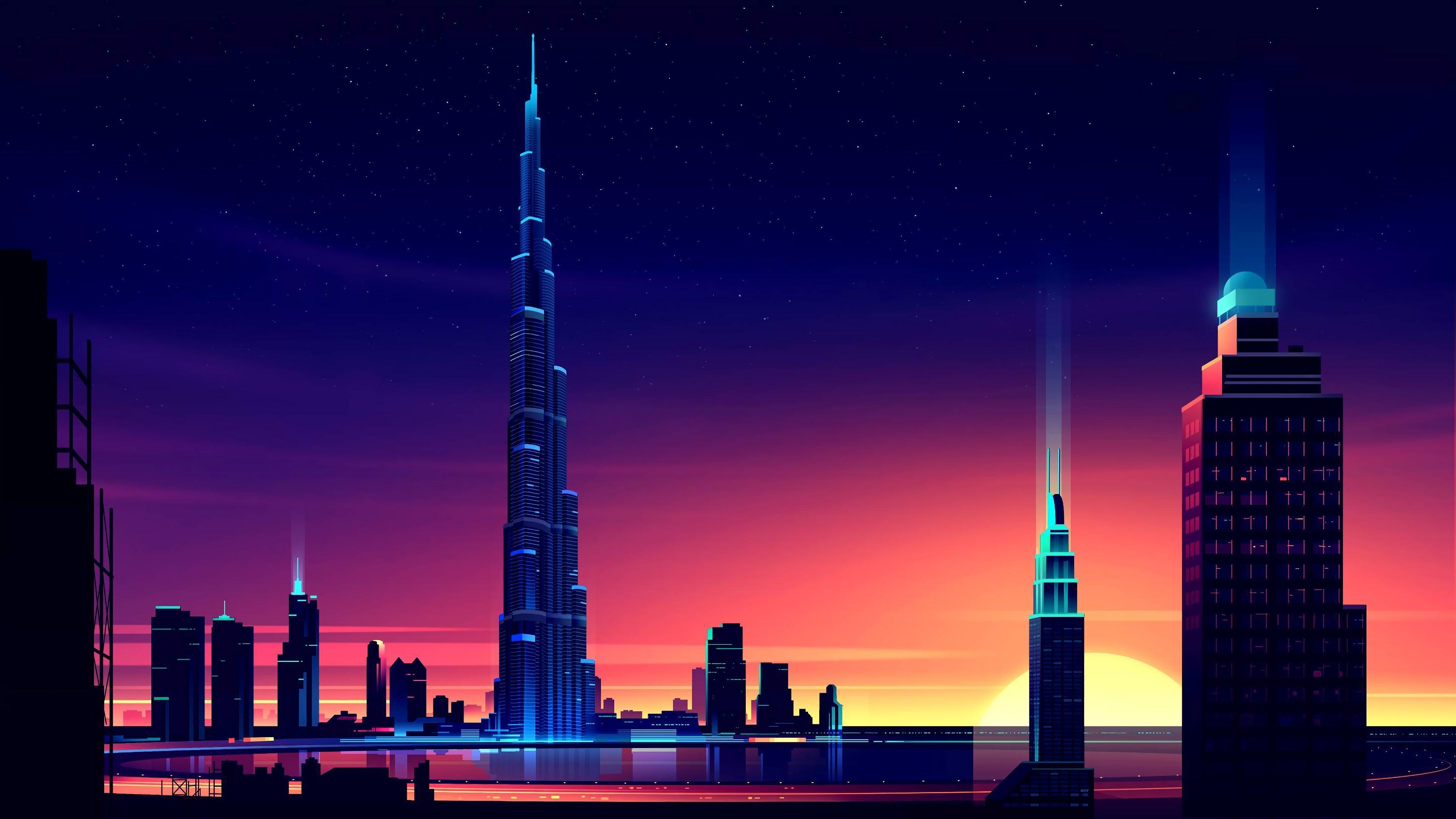 3840x2160 burj 4K wallpaper for your desktop or mobile screen free and easy, Desktop