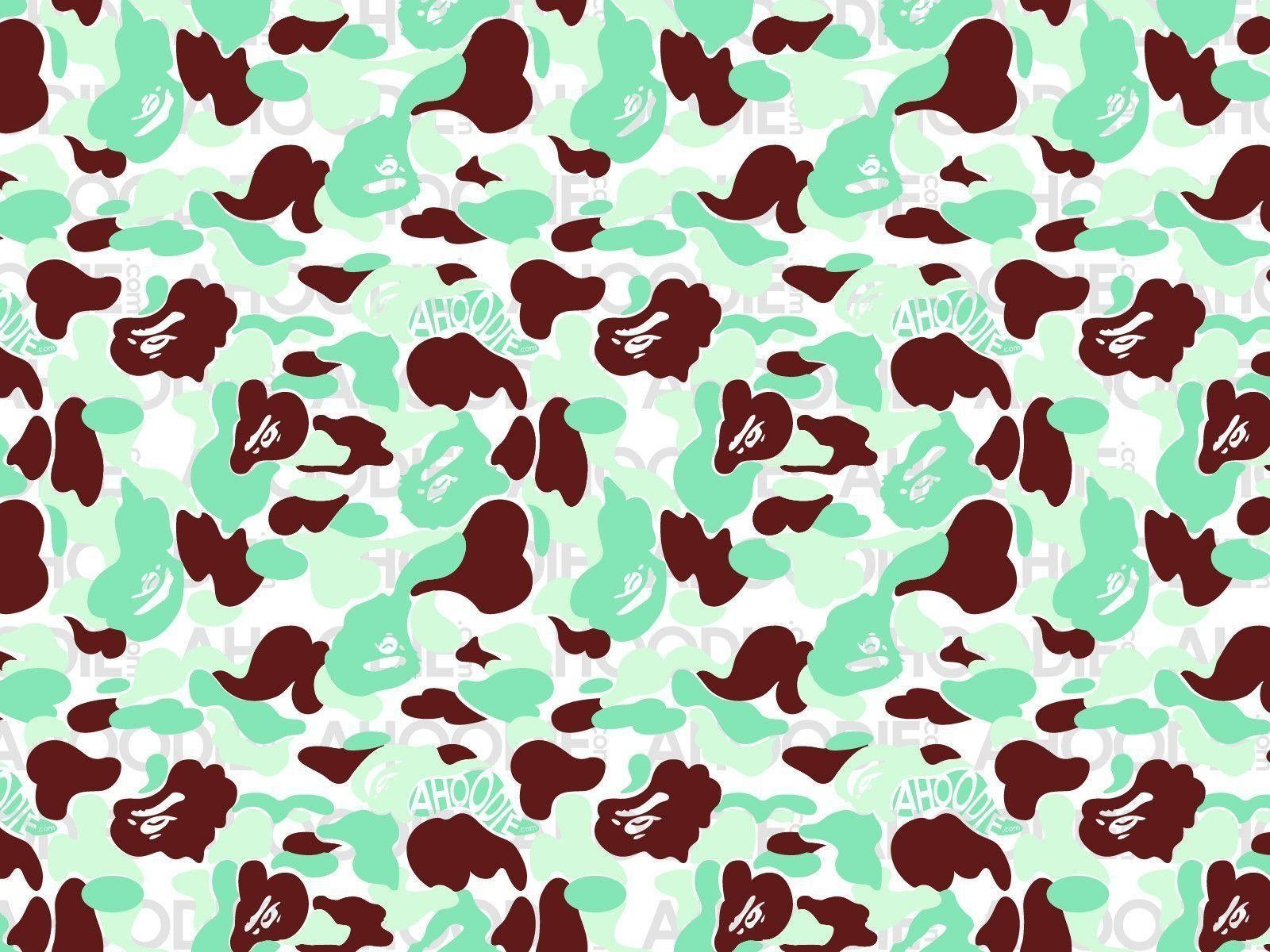 1600x1200 BAPE Shark Laptop Wallpaper with pink camo. Top Bape Blue Camo, Desktop