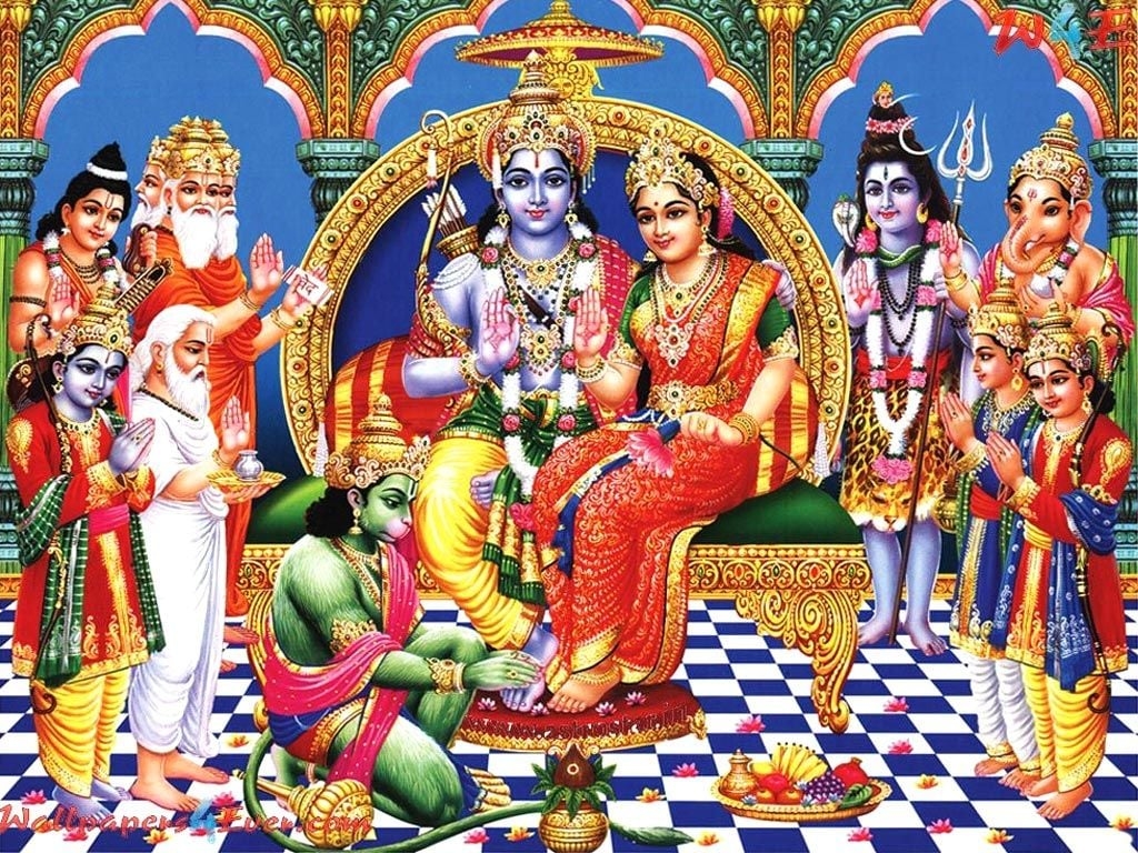 1030x770 Ram Sita Wallpaper Ram Sita Laxman Hanuman, Desktop