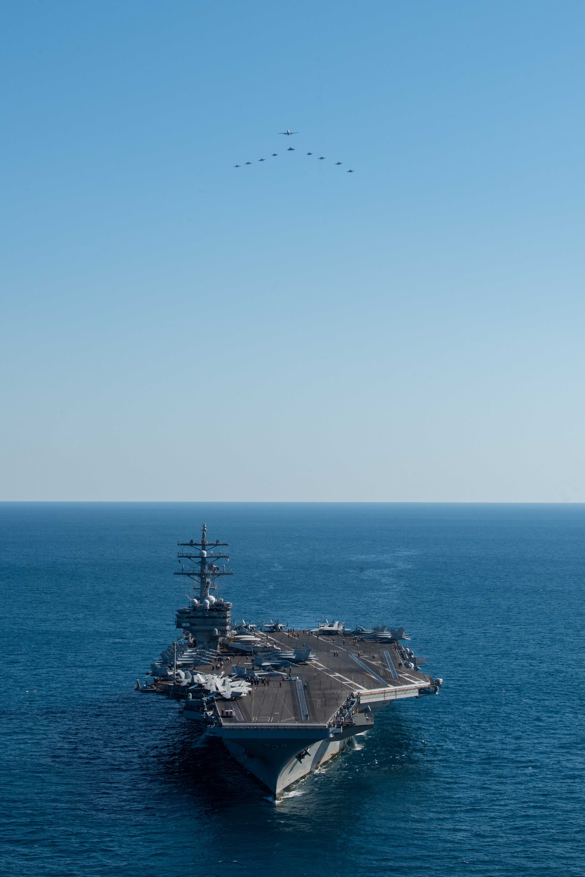 2000x3000 DVIDS Australian Air Force, U.S. Navy, and U.S. Air Force Aircraft fly over USS Ronald Reagan (CVN 76) in support of Talisman Sabre 23 [Image 2 of 2], Phone